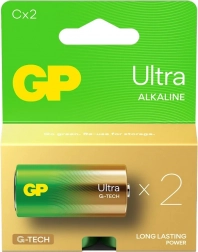 Alkaline Batteries GP Ultra C/LR14 2pcs