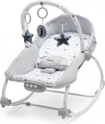 Multifunctionele schommelwipstoel voor baby BABY MIX sterretjes, groen
