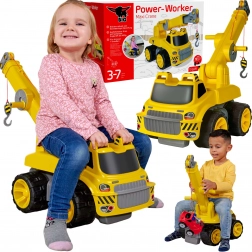 BIG Power Worker loopfiets maxi kraan met lier