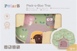 Wooden Peek-a-Boo Tree Game POLARB