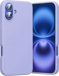 siliconenhoes met MagSafe voor iPhone 16 – Vention, lila