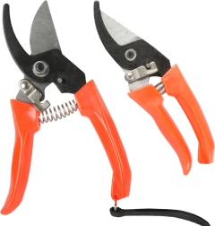 Handgehaltene Gartenschere für Sträucher