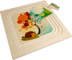 HESS wooden puzzle seasons