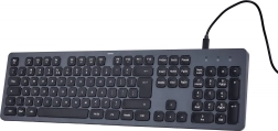 Wired Keyboard Hama CK-400 Black-Grey