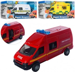 Metalen auto Rapid 1:48 met geluid