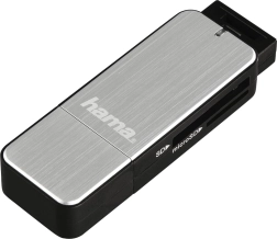 USB 3.0 kaartlezer voor SD/microSD – zilver