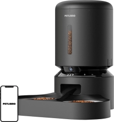 Petlibro voerautomaat Granary met camera en dubbele voerbak, 5 l (zwart)