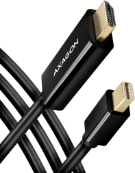 Actieve kabel Mini DisplayPort naar HDMI 1.4, 1,8 m — AXAGON