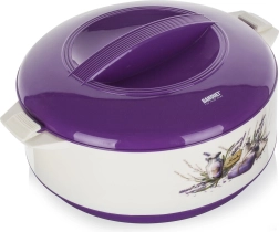 Thermoschüssel LAVENDER 1,5 l mit Edelstahleinsatz