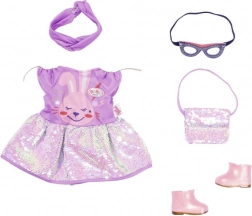 Baby Born Kleid für Puppe 43 cm - Set für Geburtstagsfeier