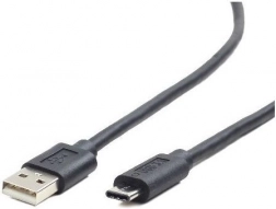 USB-kabel 2.0 USB‑A naar USB‑C, 1 m, zwart