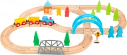 small foot wooden train set Journey – 40-piece set