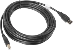 USB 2.0-kabel AM–BM 5 m zwart