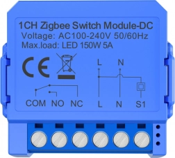 1-kanaliges Zigbee-Schaltmodul mit potentialfreiem Kontakt Avatto
