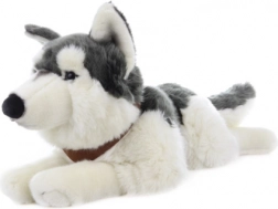 Plush Lying Husky with Straps 60 cm