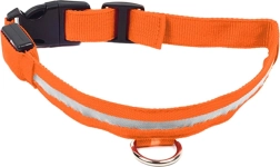 AG232C LED LICHTGEVENDE HALSBAND 32-37CM ORANJE
