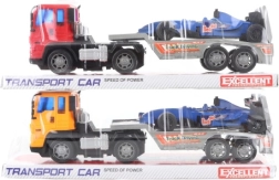 Plastic Truck with Formula Car for Kids