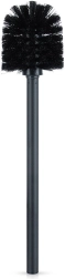 Zwarte vervangende wc-borstel 35 cm