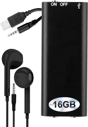 Mini dictaphone numérique Renew Force 16 Go