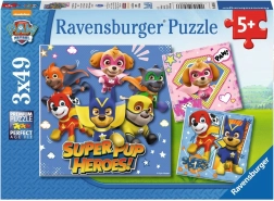 Ravensburger Puzzle PAW Patrol 3×49 Pieces