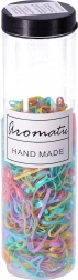 Set of 600 hair elastics - pastel type I, mixed colors