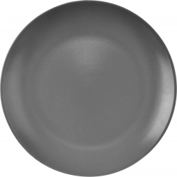 Keramikteller für Desserts grau Alfa 21,5 cm