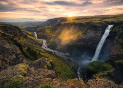 Puzzle Ravensburger 1000 pièces – cascade Háifoss, Islande