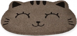 Eingangsmatte Graue Katze