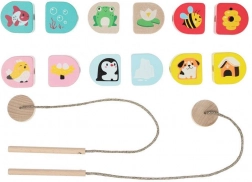 Cubika Where We Live – wooden lacing set for kids