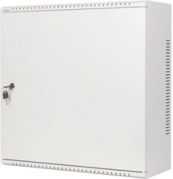Wall-mounted low-profile rack cabinet 6U+3U gray
