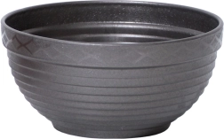 Plastic planter 34 cm, graphite