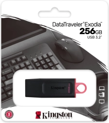 Clé USB DataTraveler Exodia 256 Go USB 3.2 Gen 1