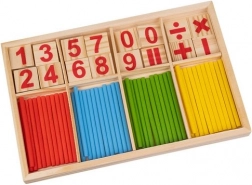 Wooden Counting Learning Set with Rods