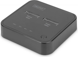 Dubbele dockingstation voor M.2 NVMe-ssd met offline klonen, usb‑c, zwart