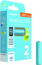 ENELOOP Lite AAA rechargeable batteries 550 mAh, 2 pcs