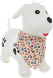 Rubberen springdier hondje met pompje