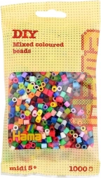 Perles à repasser – grand assortiment de couleurs, 5 mm (1000 pcs)