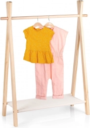 Wooden freestanding kids' clothes rack 80.5 × 30 × 100 cm