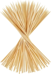 Brochettes en bois pour chachlik 30 cm, 100 pcs