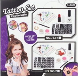 Tatouages pailletés pour filles – kit créatif