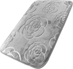 Ag491m tapis de salle de bain gris