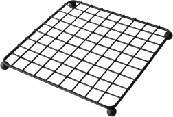 Metall-Untersetzer für Töpfe 19 × 19 × 2 cm, schwarz