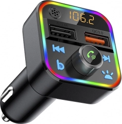 FM Transmitter BLOW with Bluetooth 5.1 and QC3.0, RGB Lighting
