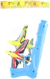 Pistool voor het lanceren van vliegende vliegtuigjes