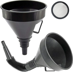 Großer Trichter mit Filter für Flüssigkeiten