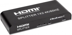 Actieve HDMI-splitter 1x2 4K/60 Hz QOLTEC