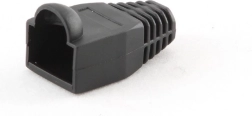 Beschermhoes voor RJ45-connector, 100 stuks, zwart