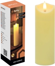 LED-Kerze 17 × 5 cm mit flackernder Flamme RUHHY