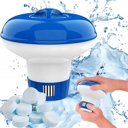 Distributeur flottant de produits chimiques pour piscine pour comprimés de 20 g