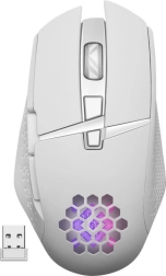 Draadloze gamingmuis DEFENDER Glory, wit